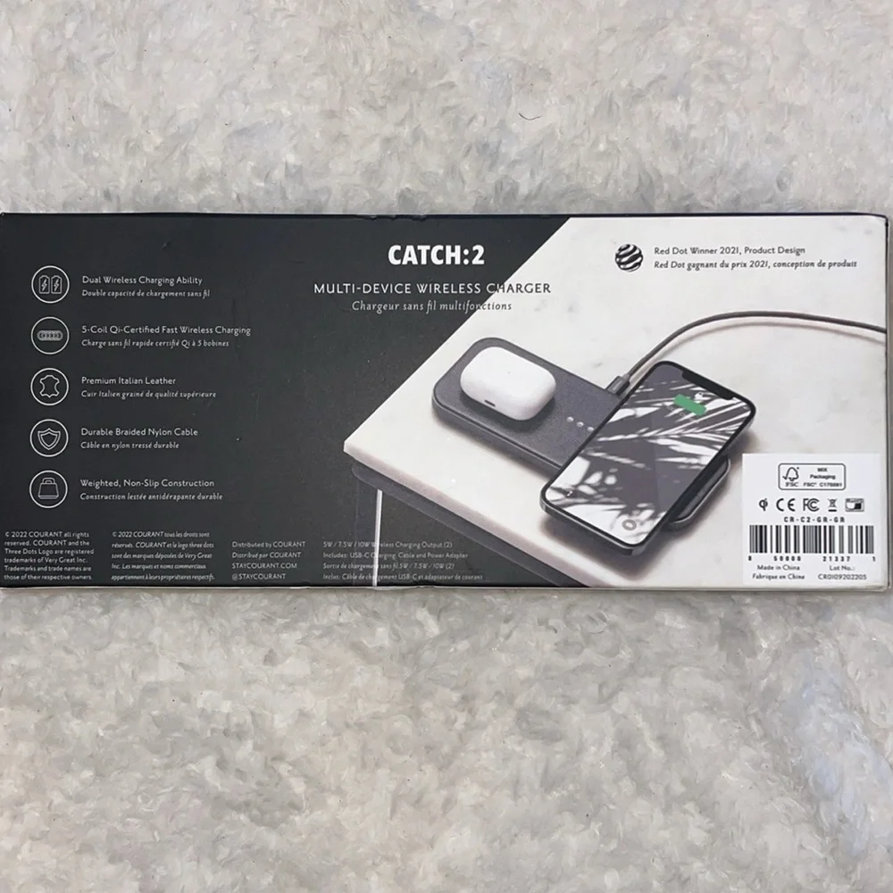 Catch:2 Multi-Device Wireless Charger - Picture 4 of 6